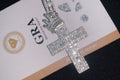 Moissanite Cross pendent💎| 1in w| 3 in L|