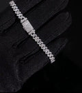 Moissanite Cuban Bracelet 5mm| VVS D| 6in-8in L| 925S~ Plated Options available|