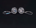 Women’s Mini Hoop Double 0| Moissanite VVS1 💎 | Sterling Silver|