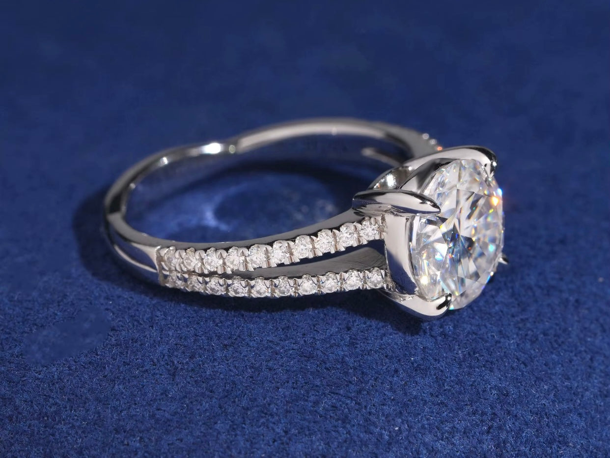 Moissanite 3ct Wedding Ring 💍 |925s|