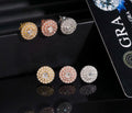 Moissanite Halo Stud Earrings| Unisex| VVS 💎|